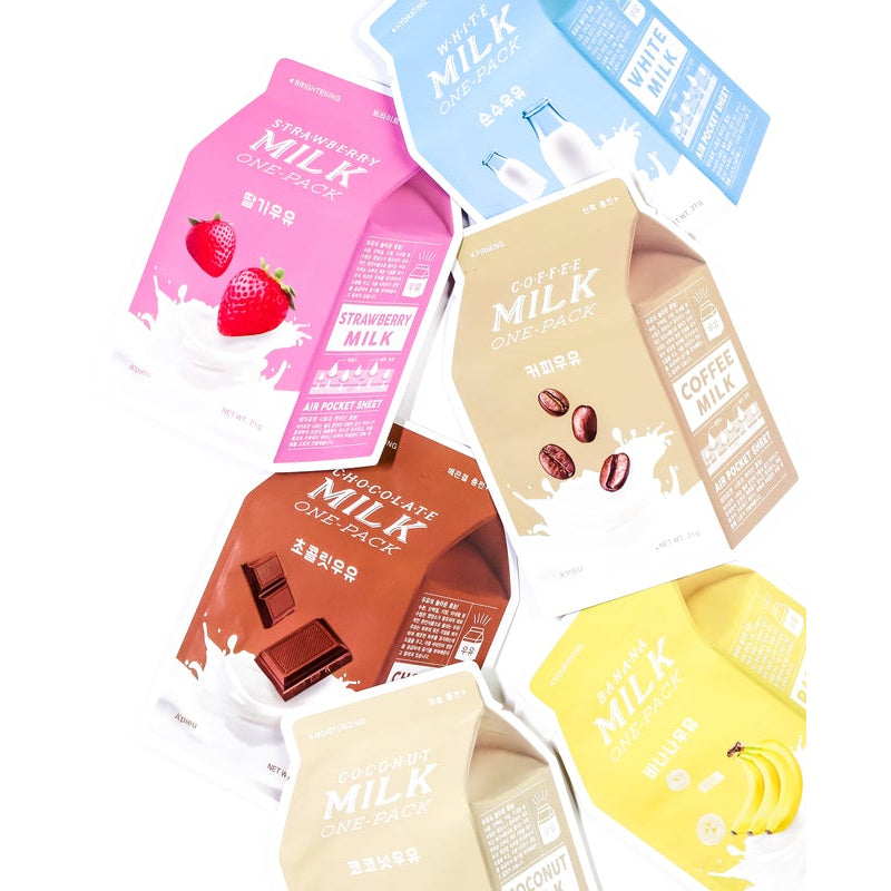  Milk One Pack #Green Tea Milk - Korean-Skincare