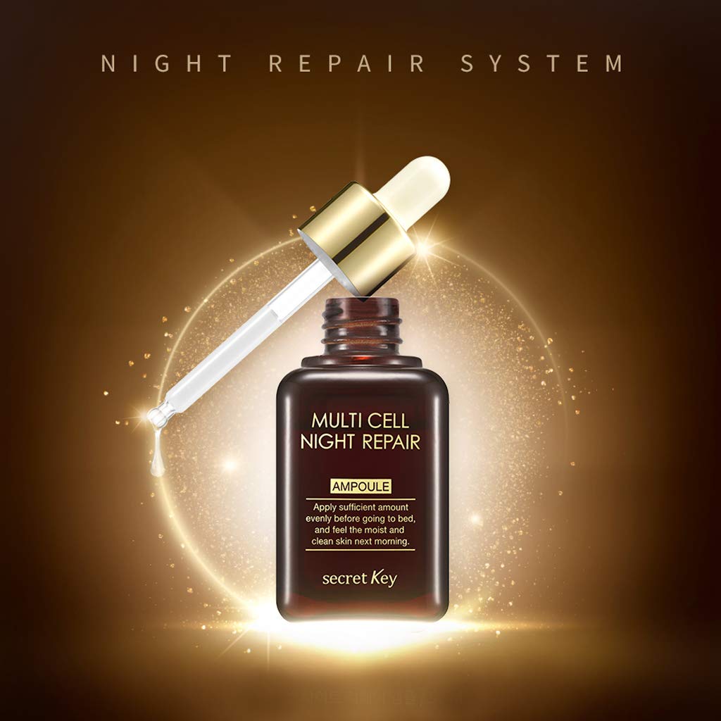 Secret Key Multi Cell Night Repair Ampoule - Korean-Skincare