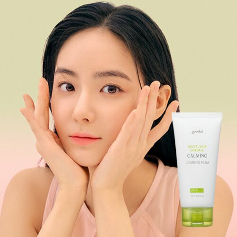  Houttuynia Cordata Calming Cleansing Foam - Korean-Skincare